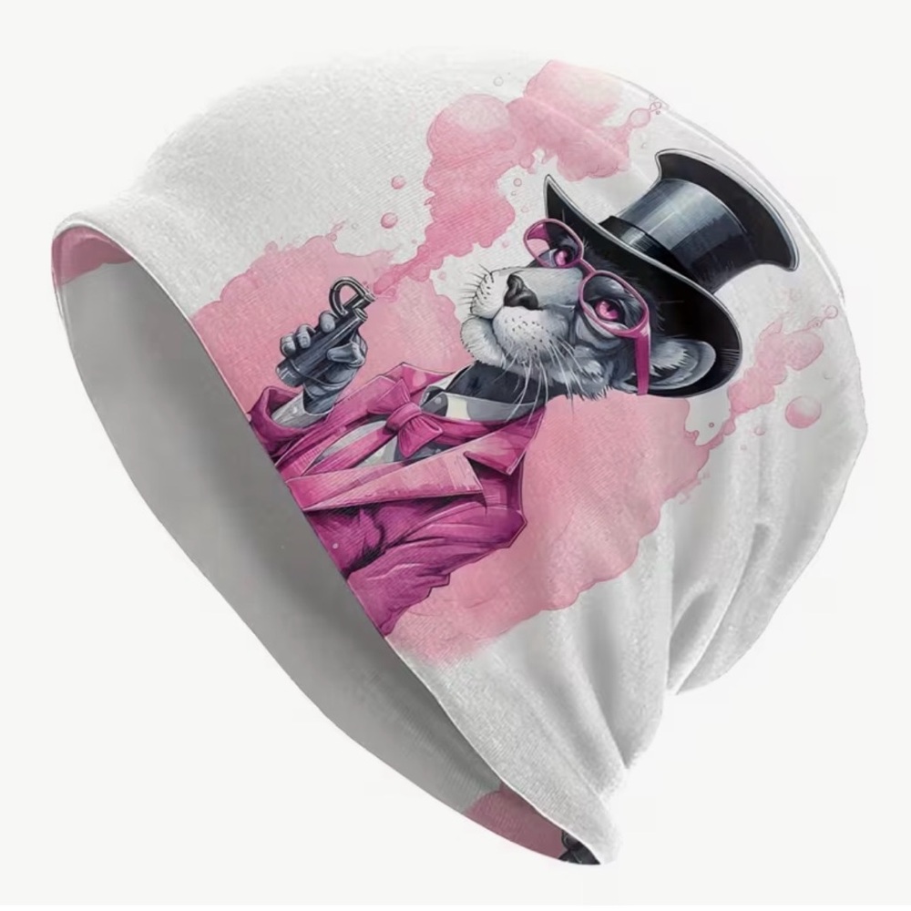 NEW Pink Panther Steampunk Beanie